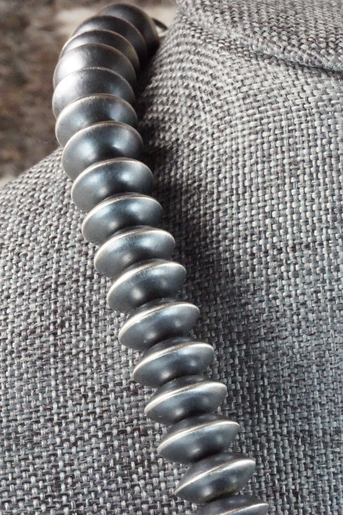 Navajo Pearl Sterling Silver Necklace Set - Preston Haley