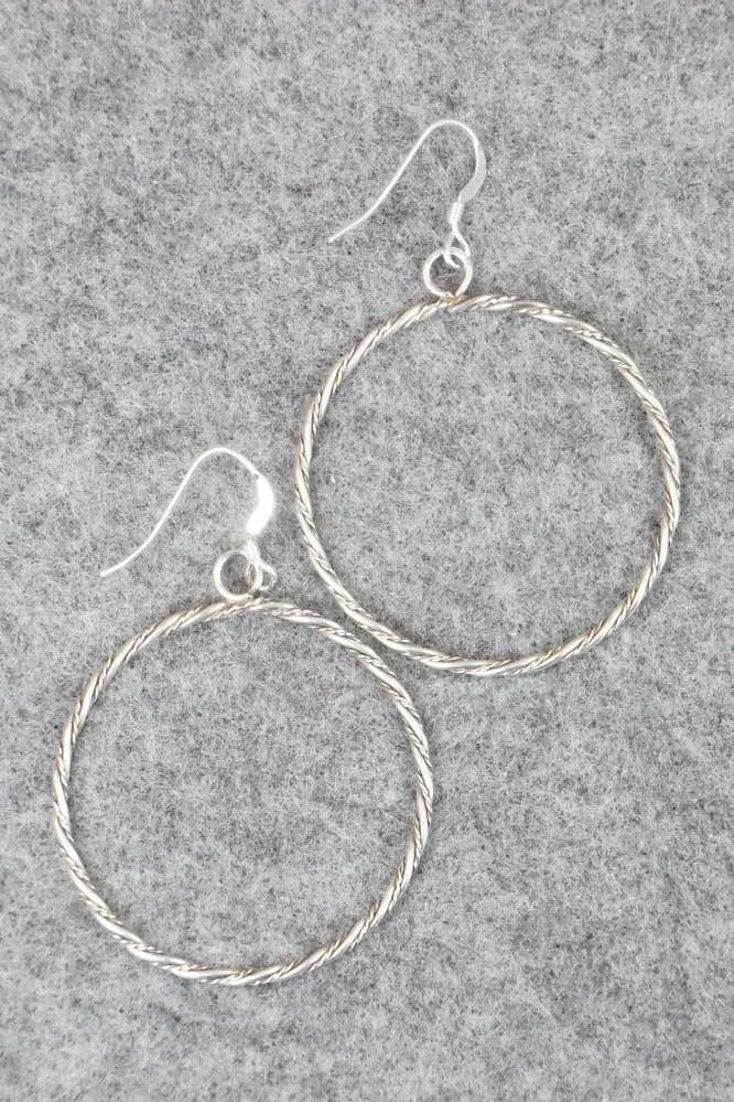 Sterling Silver Earrings - Caroline Tsosie