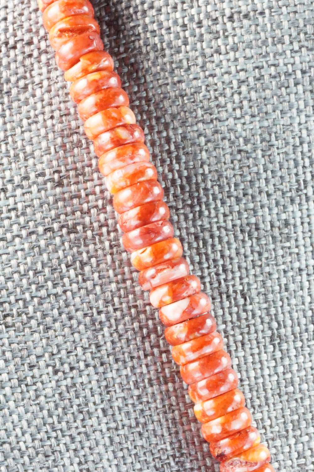 Spiny Oyster & Sterling Silver Necklace - Louise Joe