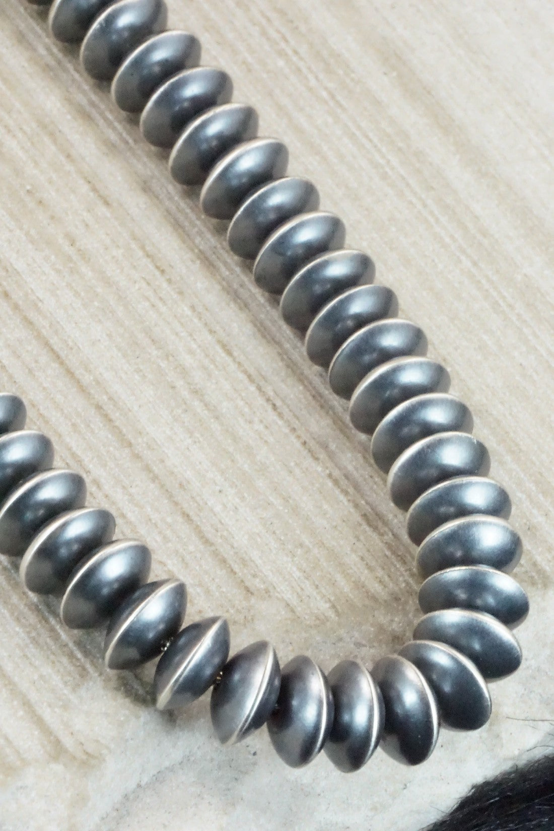 Navajo Pearl Sterling Silver Necklace Set - Preston Haley