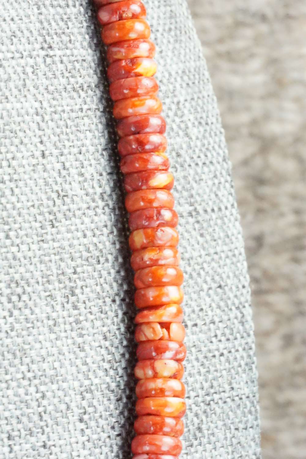 Spiny Oyster & Sterling Silver Necklace - Louise Joe