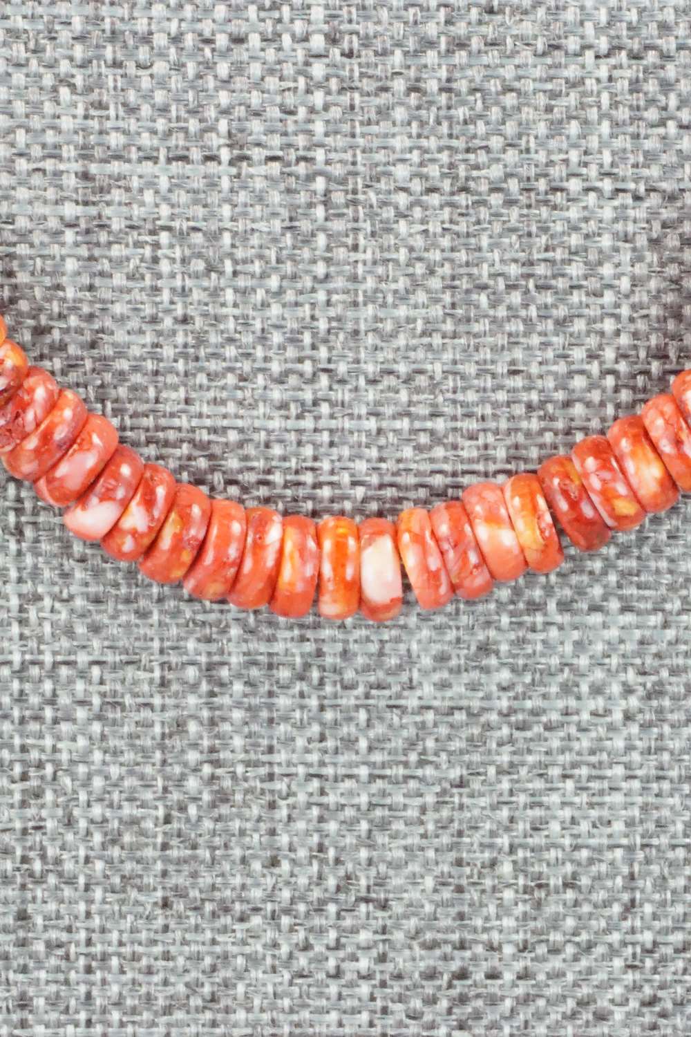 Spiny Oyster & Sterling Silver Necklace - Louise Joe