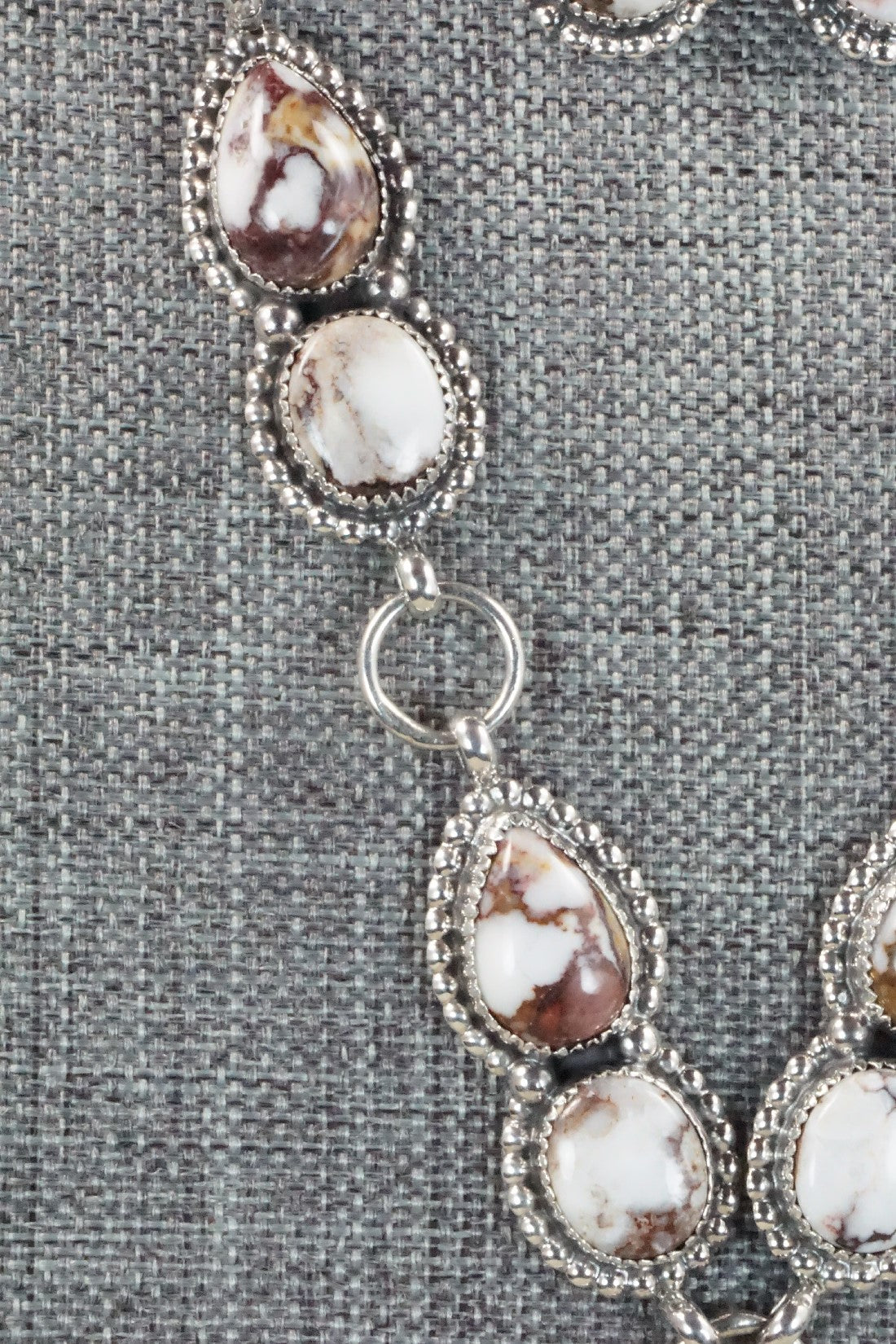 Wild Horse & Sterling Silver Necklace and Earrings - Alvin Joe