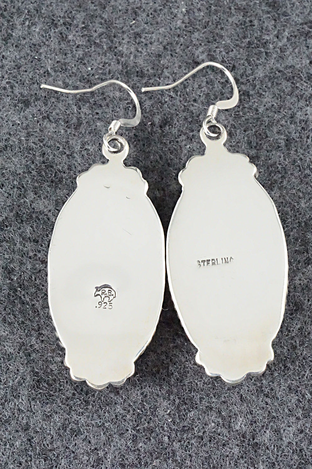Turquoise & Sterling Silver Earrings - Gregg Yazzie