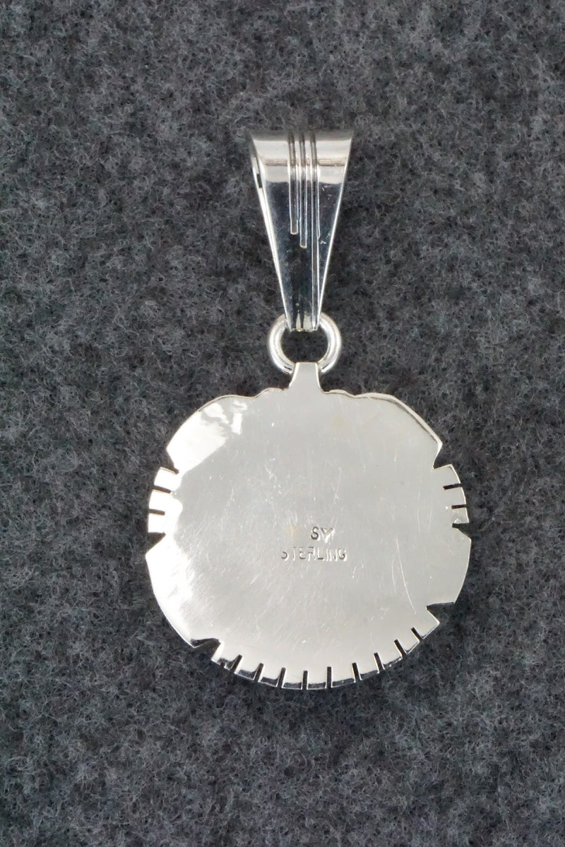 Turquoise & Sterling Silver Pendant - Samuel Yellowhair