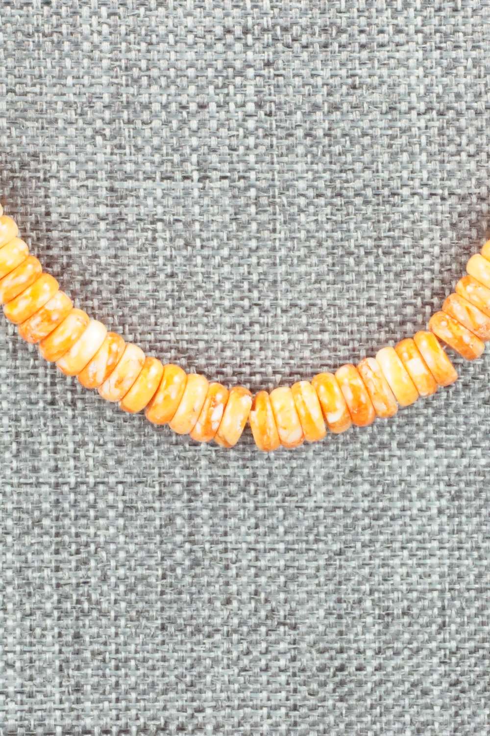 Spiny Oyster & Sterling Silver Necklace - Louise Joe