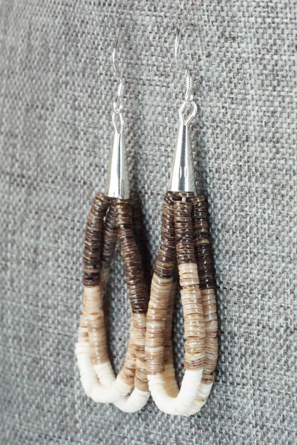 Shell & Sterling Silver Earrings - Ramona Bird