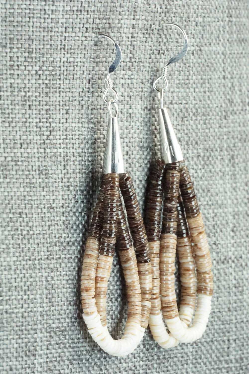 Shell & Sterling Silver Earrings - Ramona Bird