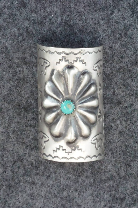 Turquoise & Sterling Silver Hair Pin - Arlene Soce