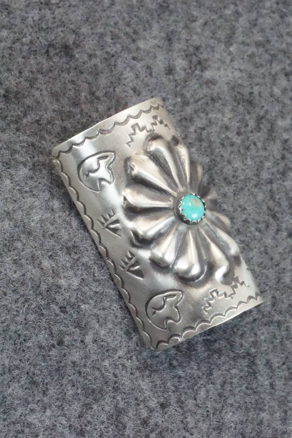 Turquoise & Sterling Silver Hair Pin - Arlene Soce
