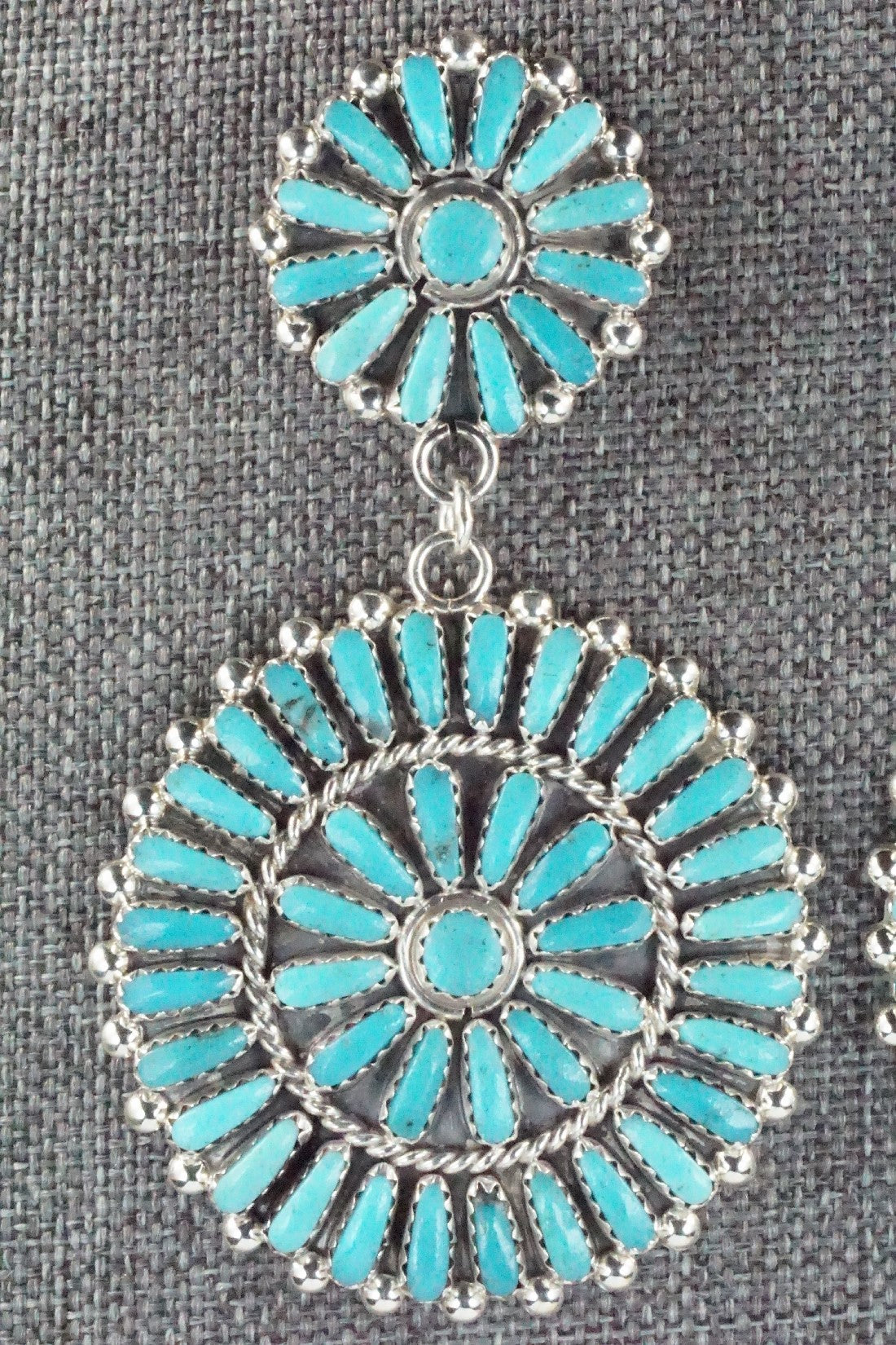 Turquoise & Sterling Silver Earrings - Philena Byjoe