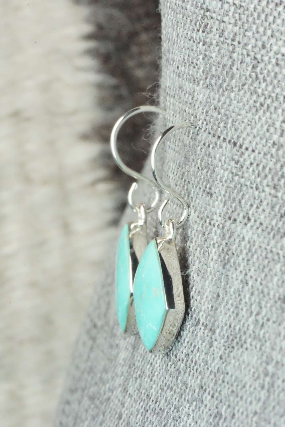 Turquoise & Sterling Silver Earrings - Cathy Webster