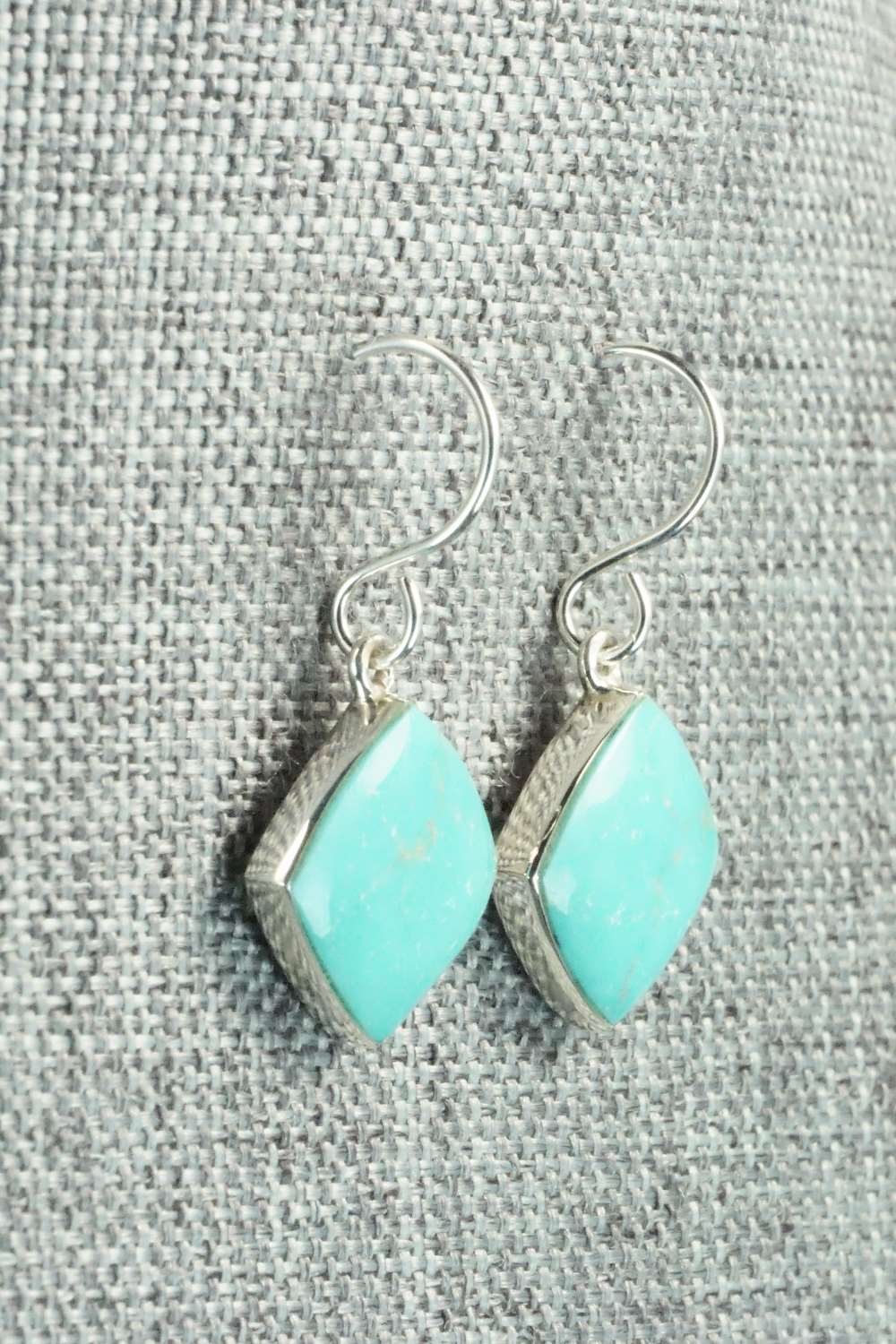 Turquoise & Sterling Silver Earrings - Cathy Webster