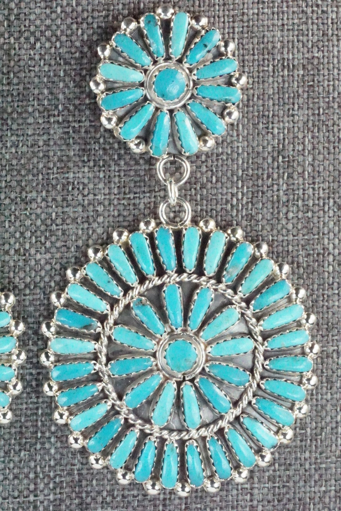 Turquoise & Sterling Silver Earrings - Philena Byjoe