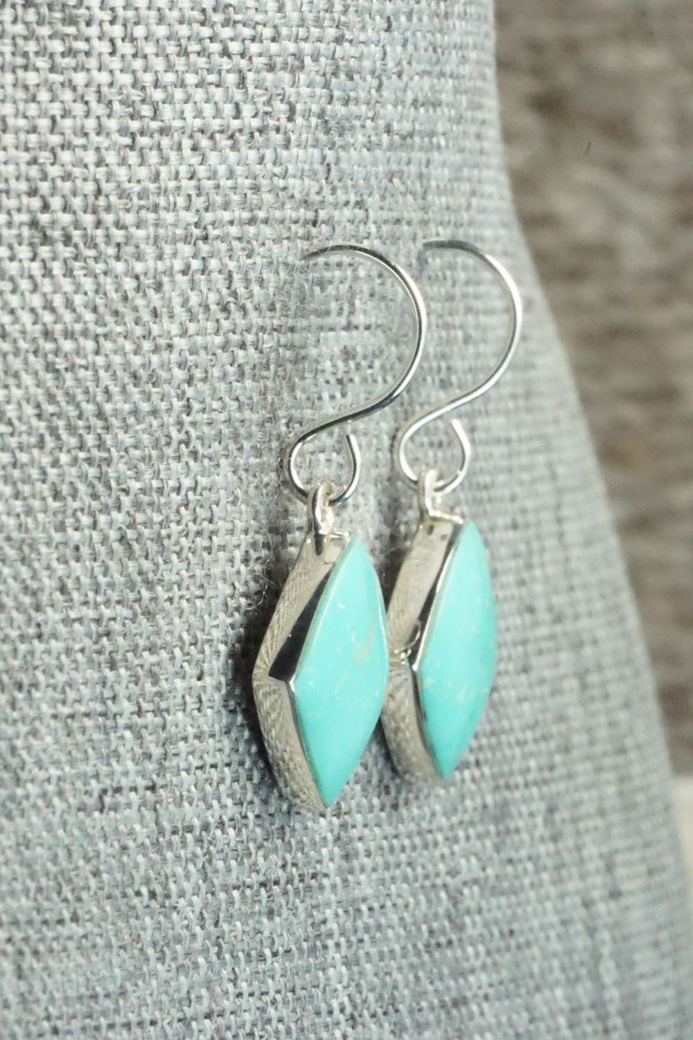 Turquoise & Sterling Silver Earrings - Cathy Webster