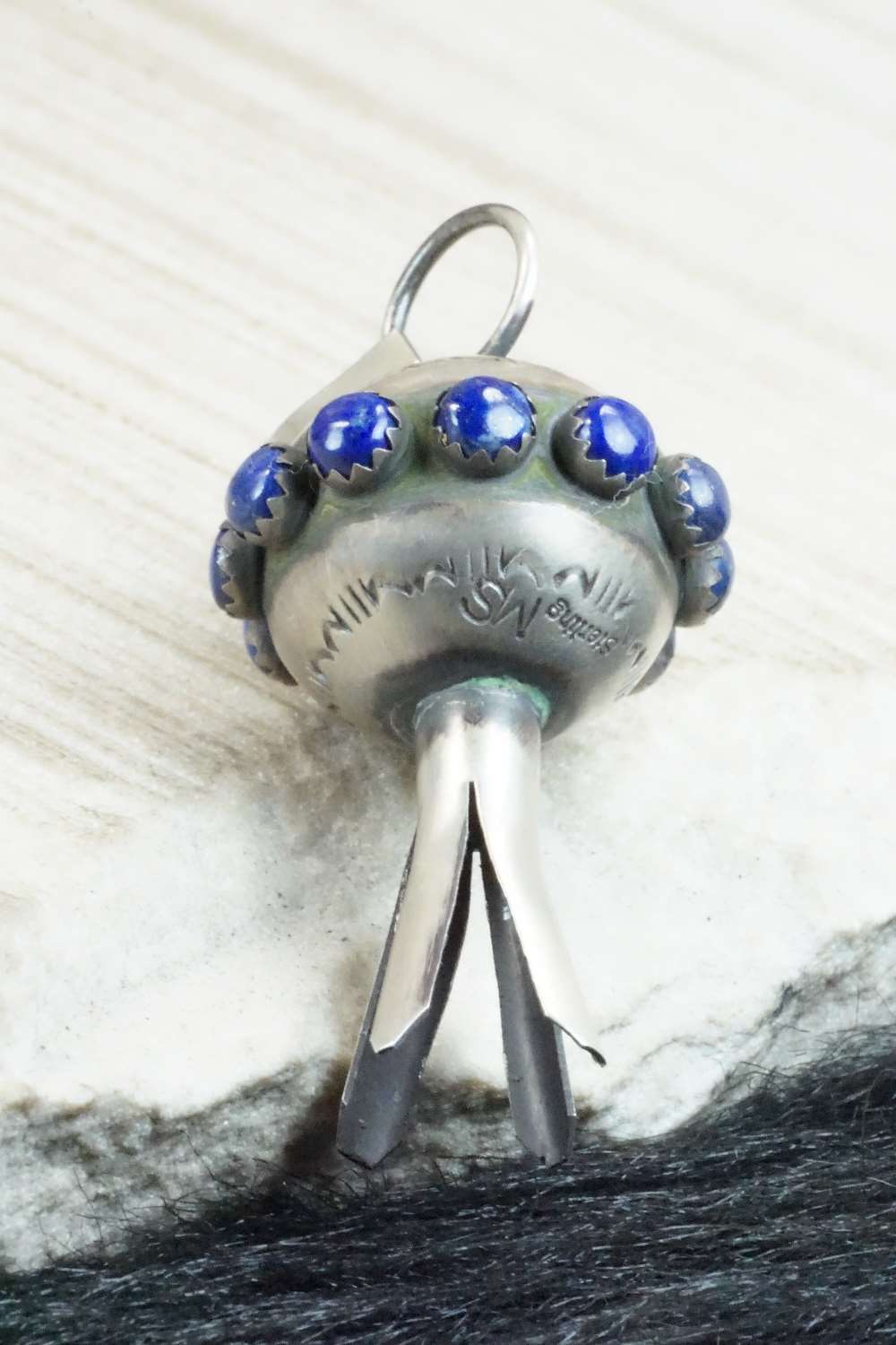 Lapis & Sterling Silver Pendant - Monica Smith