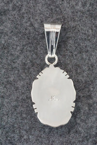 Turquoise & Sterling Silver Pendant - Samuel Yellowhair