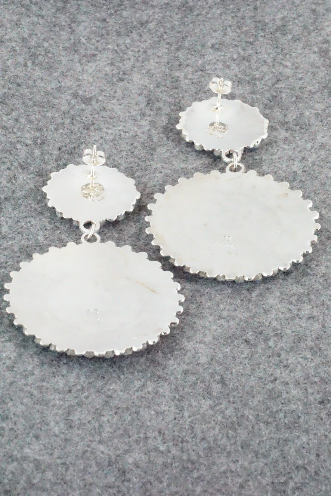 Turquoise & Sterling Silver Earrings - Philena Byjoe