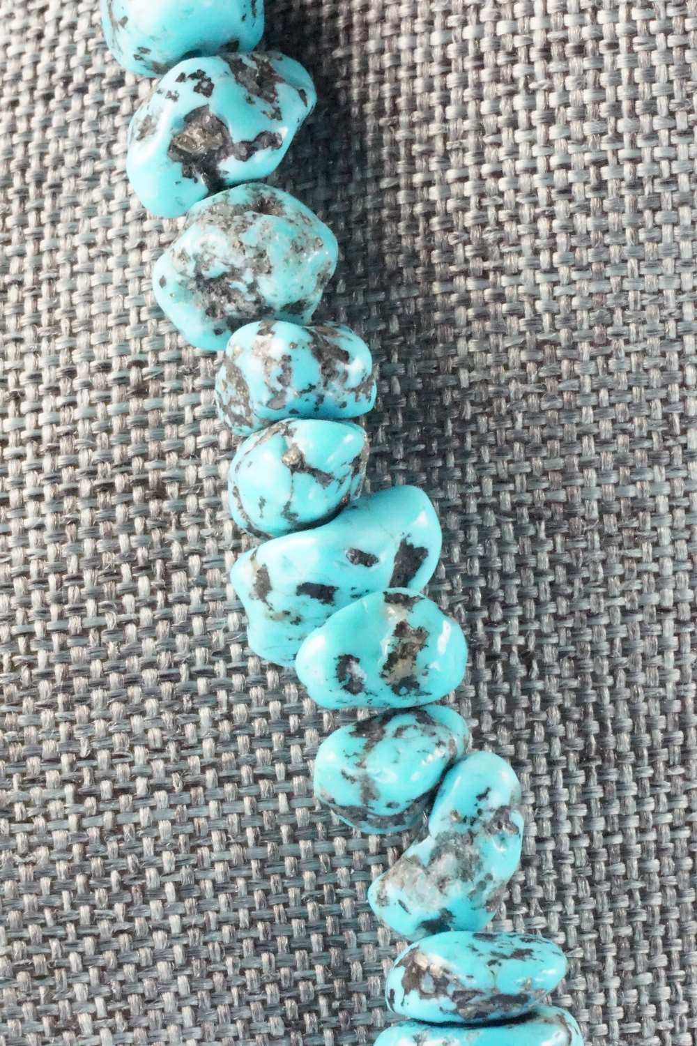 Turquoise & Sterling Silver Necklace - Louise Joe