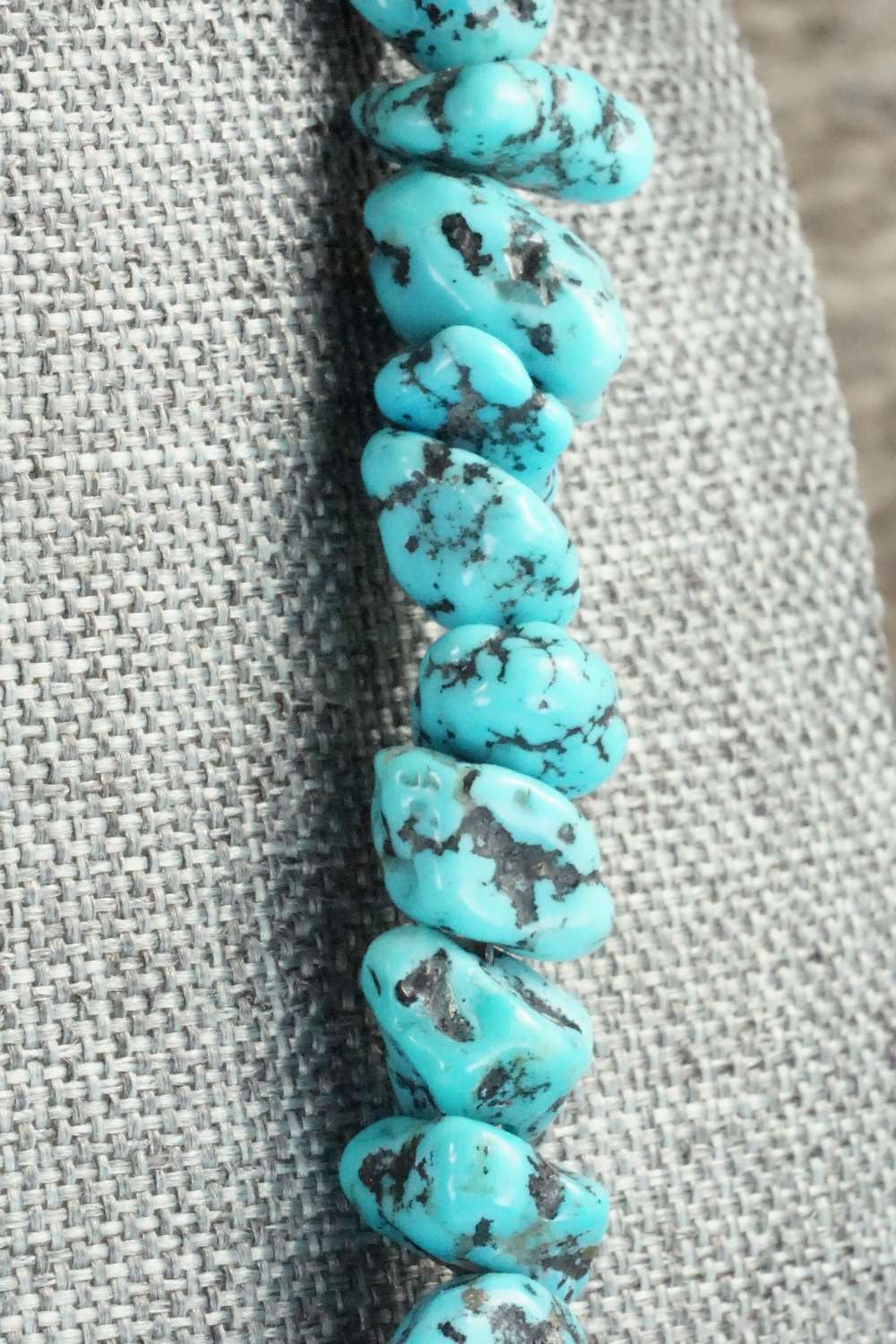 Turquoise & Sterling Silver Necklace - Louise Joe