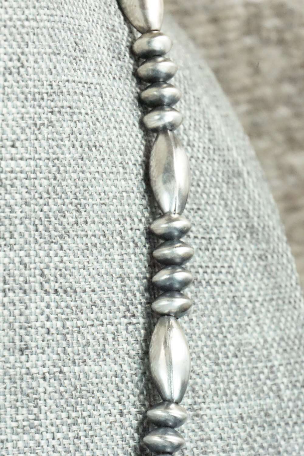 Turquoise & Sterling Silver Necklace - Navajo