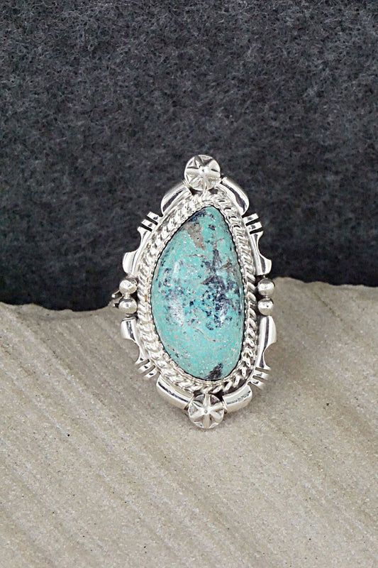 Turquoise & Sterling Silver Ring - Daniel Benally - Size 6