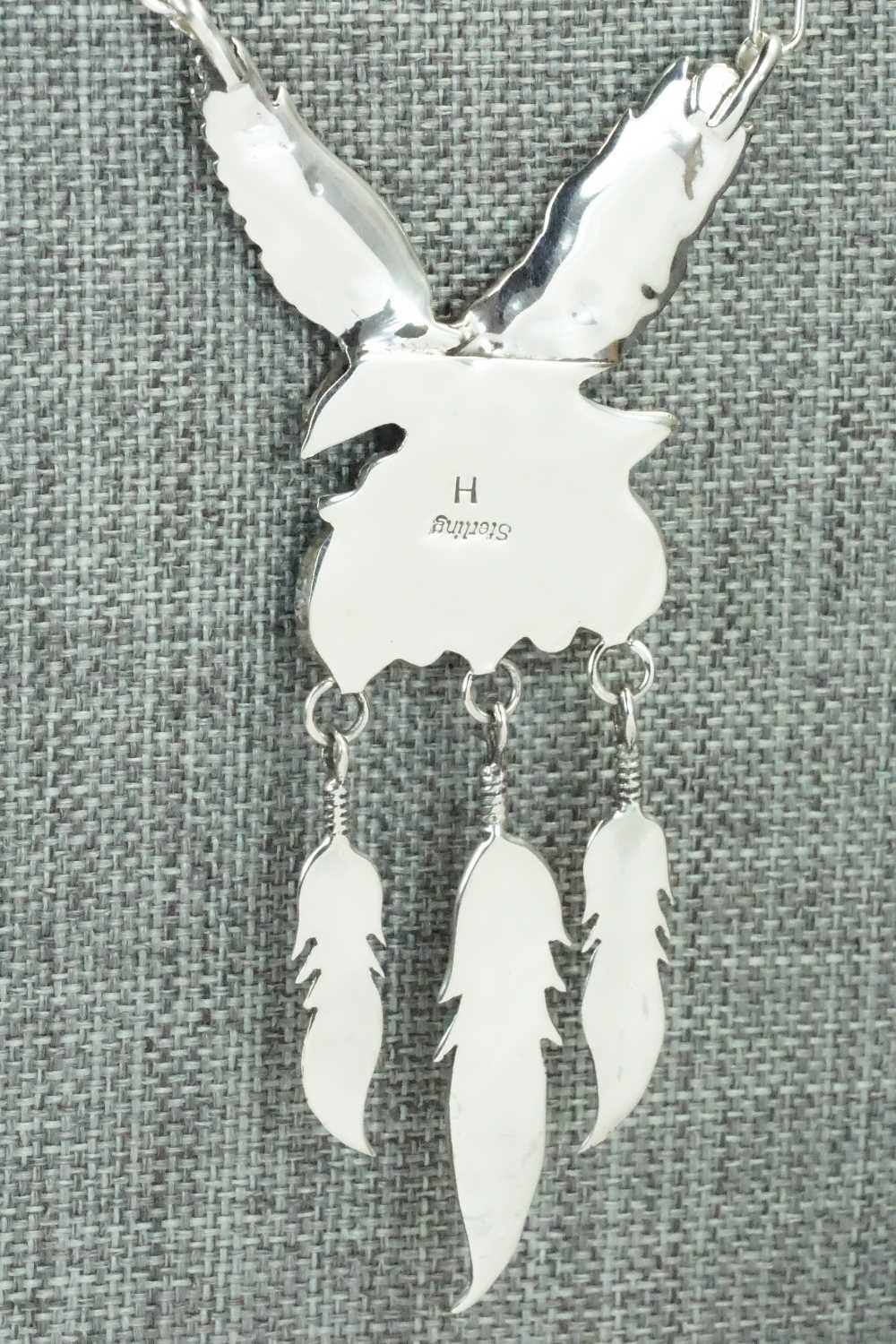 Turquoise & Sterling Silver Necklace - Henry Attakai