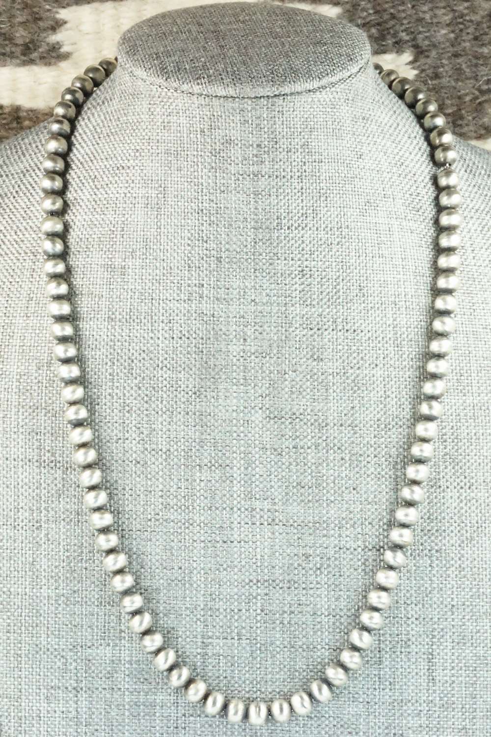Sterling Silver Navajo Pearl Necklace - Jan Mariano