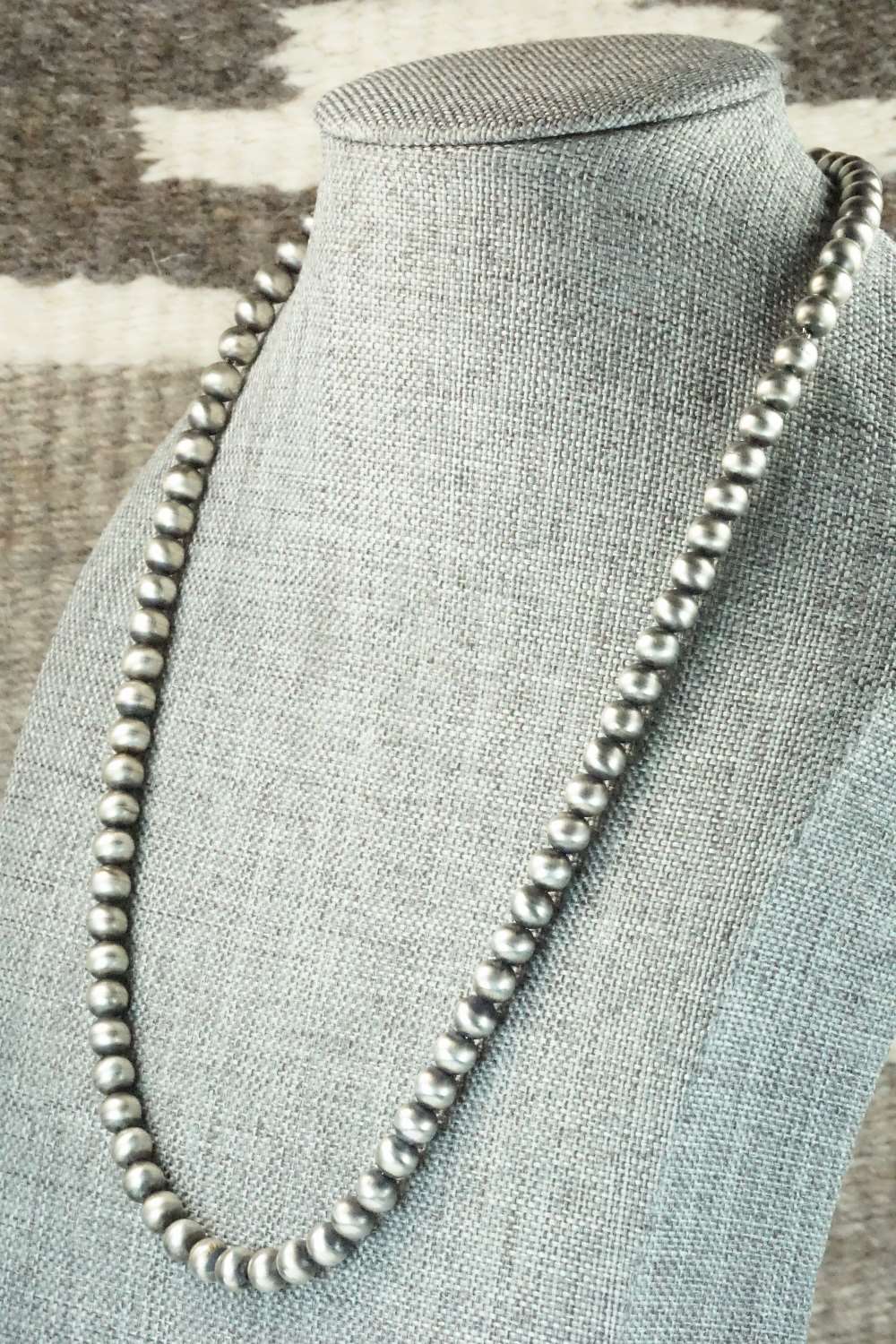Sterling Silver Navajo Pearl Necklace - Jan Mariano