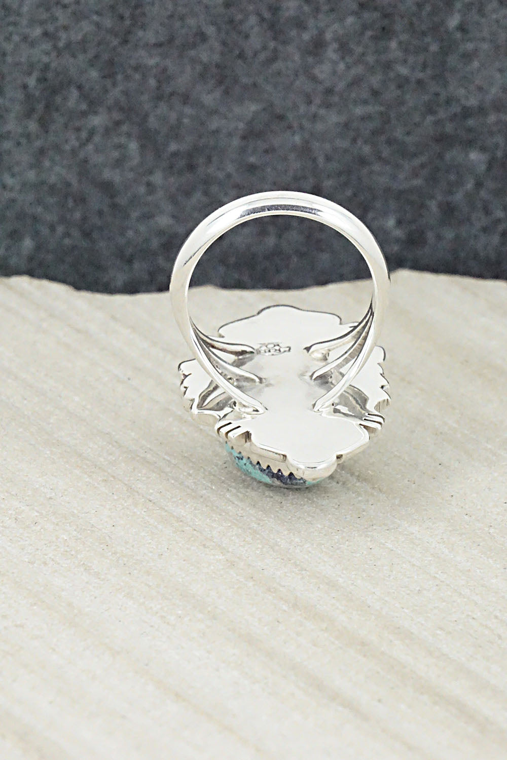 Turquoise & Sterling Silver Ring - Daniel Benally - Size 6
