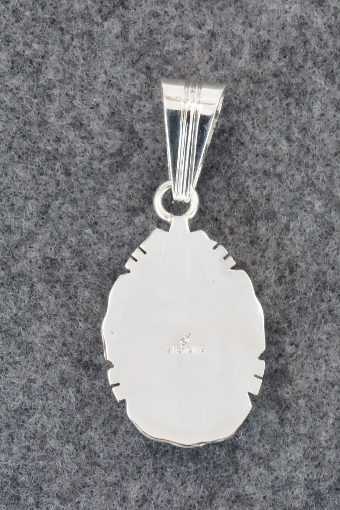 Turquoise & Sterling Silver Pendant - Samuel Yellowhair