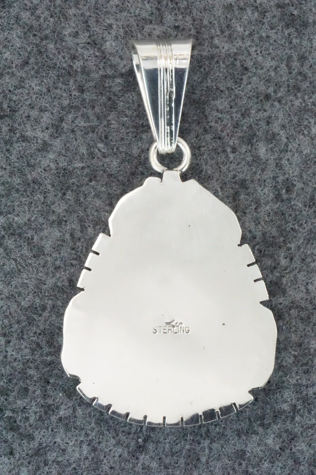 Turquoise & Sterling Silver Pendant - Samuel Yellowhair
