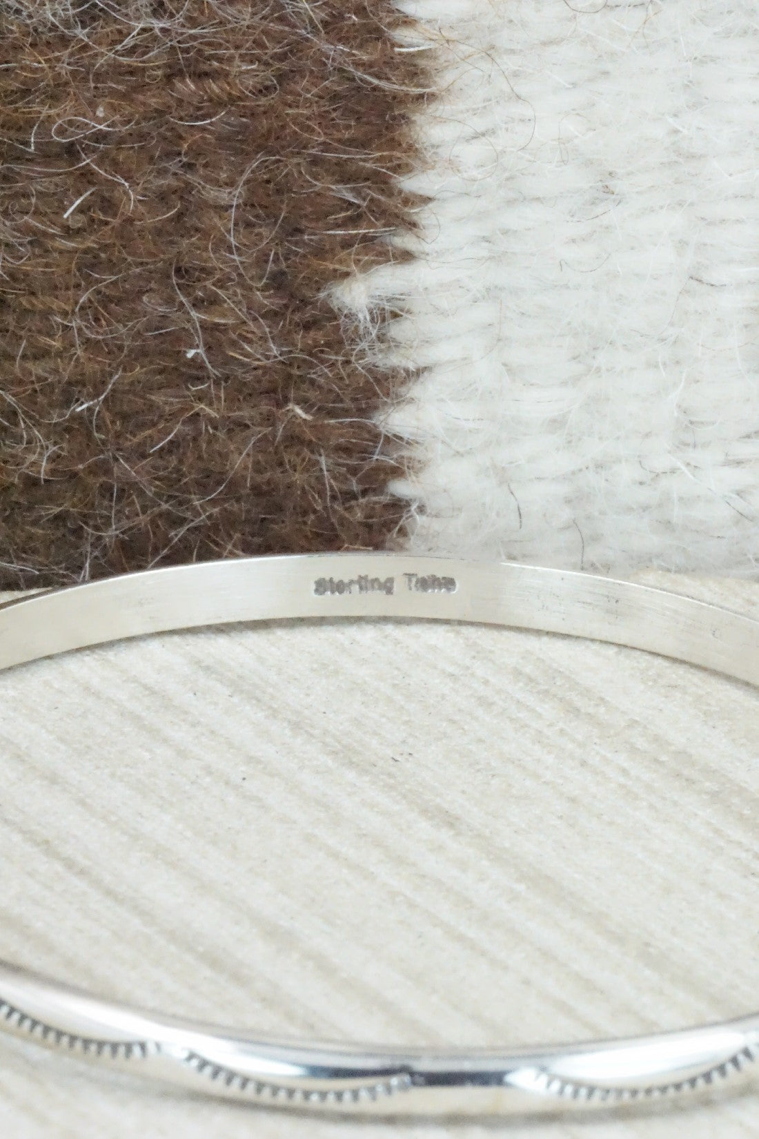 Sterling Silver Bangle - Elaine Tahe