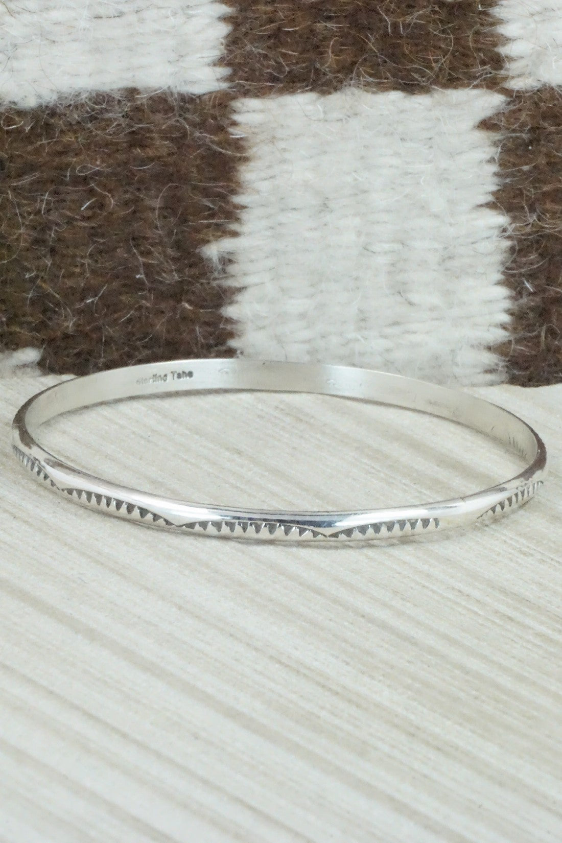 Sterling Silver Bangle - Elaine Tahe