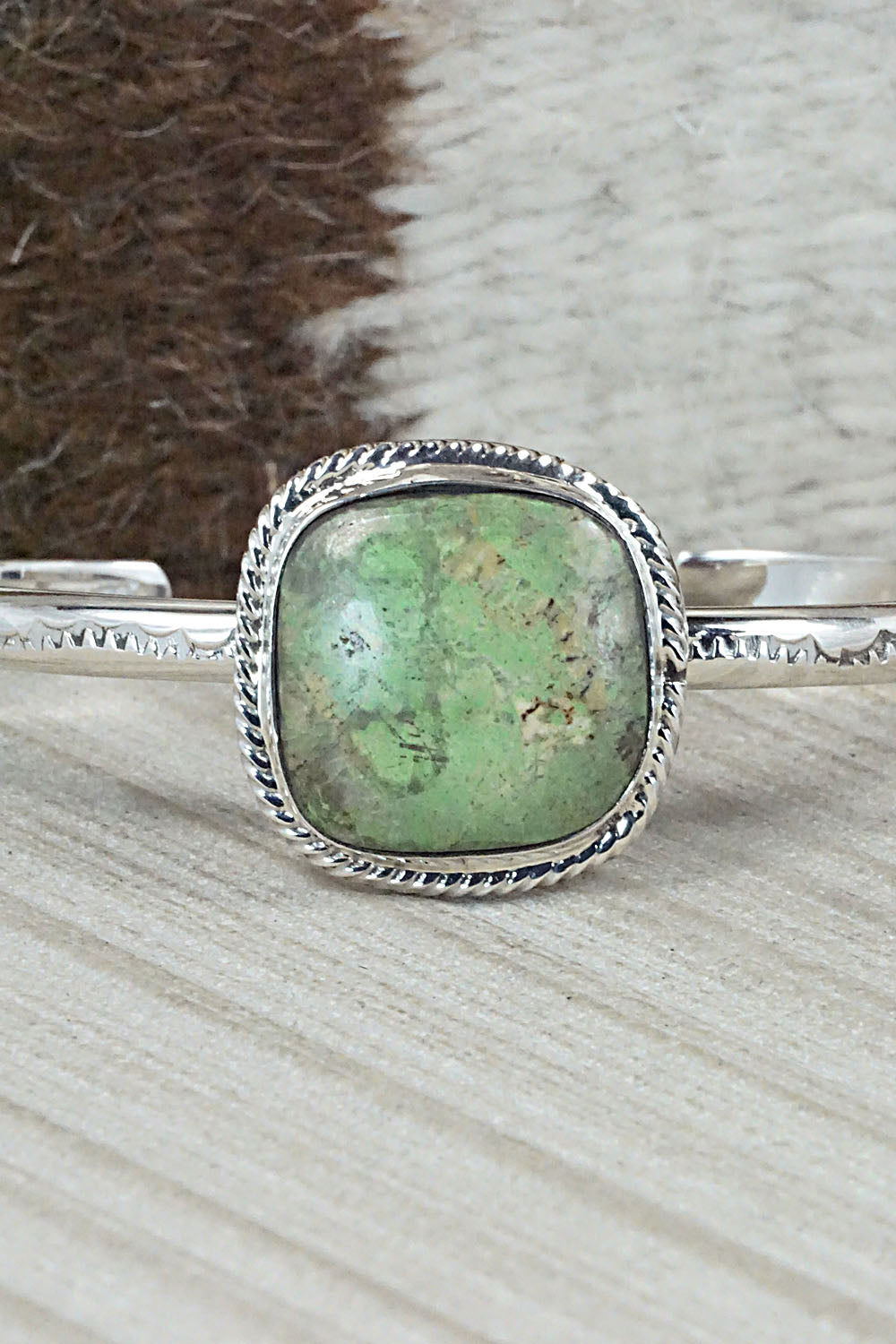 Turquoise & Sterling Silver Bracelet - Suzanna Johnson