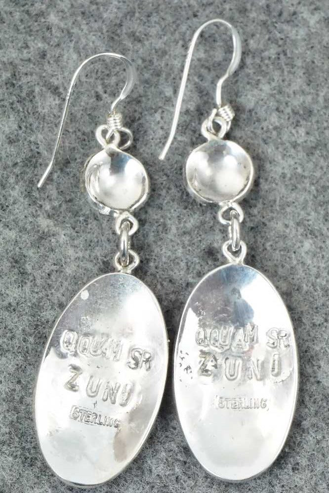 Multi Stone & Sterling Silver Earrings - Quintin Quam Sr.