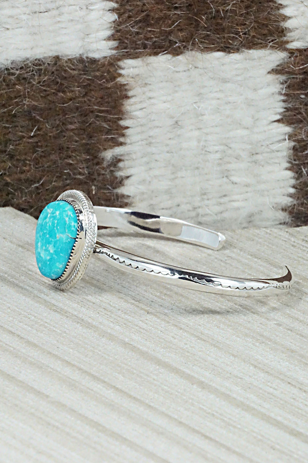 Turquoise & Sterling Silver Bracelet - Suzanna Johnson