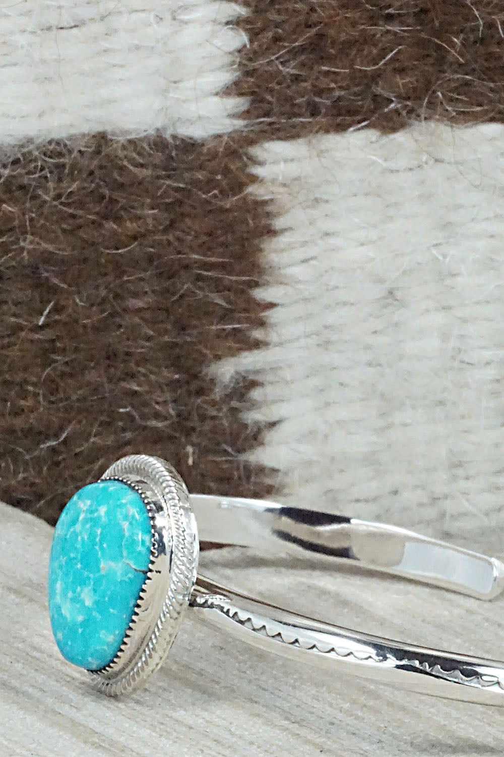 Turquoise & Sterling Silver Bracelet - Suzanna Johnson
