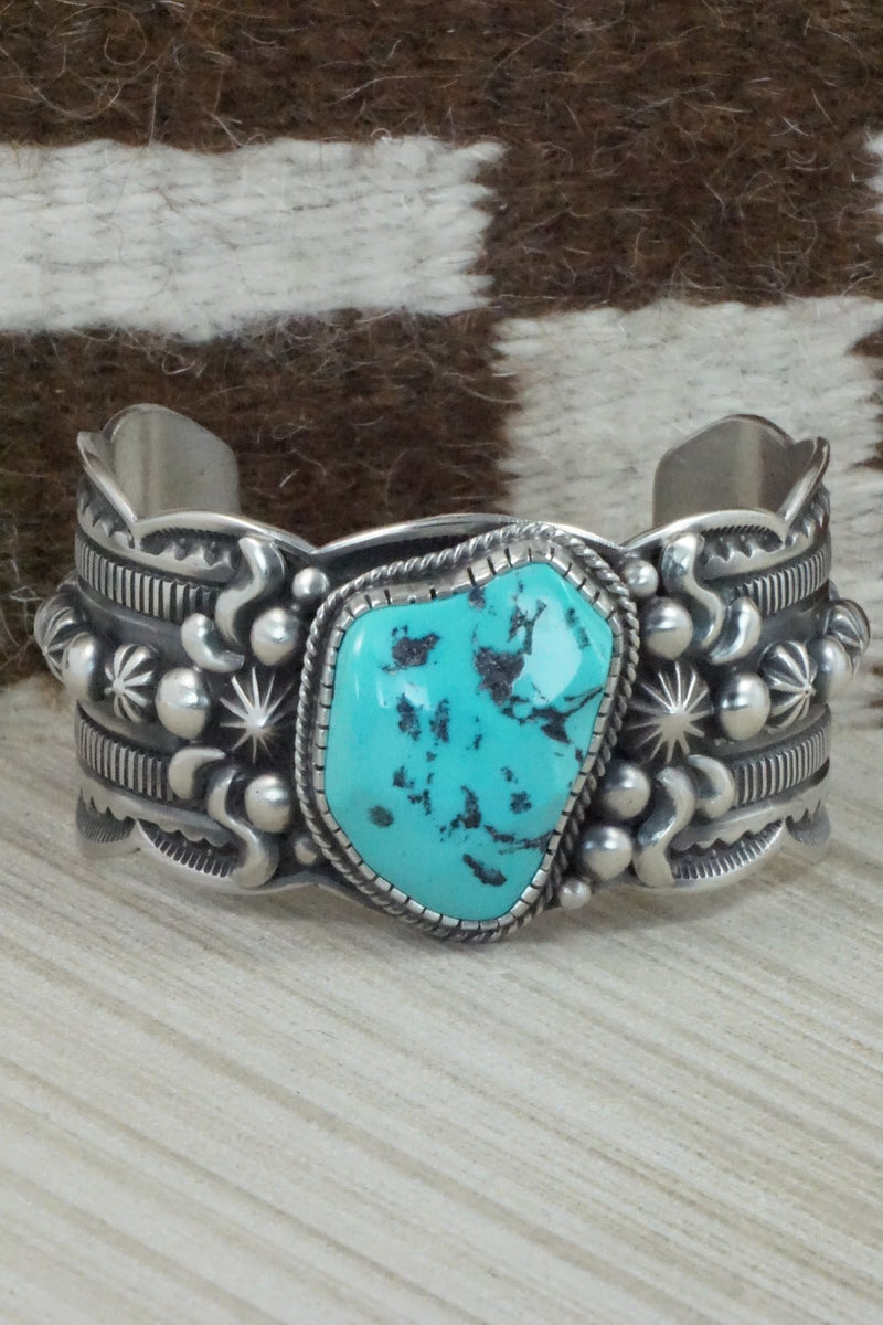 Turquoise & Sterling Silver Bracelet - Roland Dixson