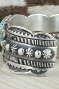 Turquoise & Sterling Silver Bracelet - Roland Dixson