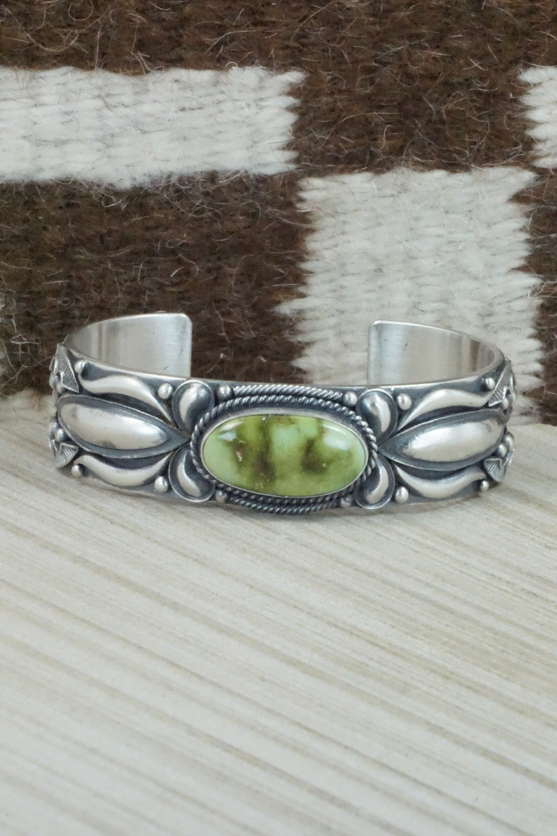 Turquoise & Sterling Silver Bracelet - Derrick Gordon