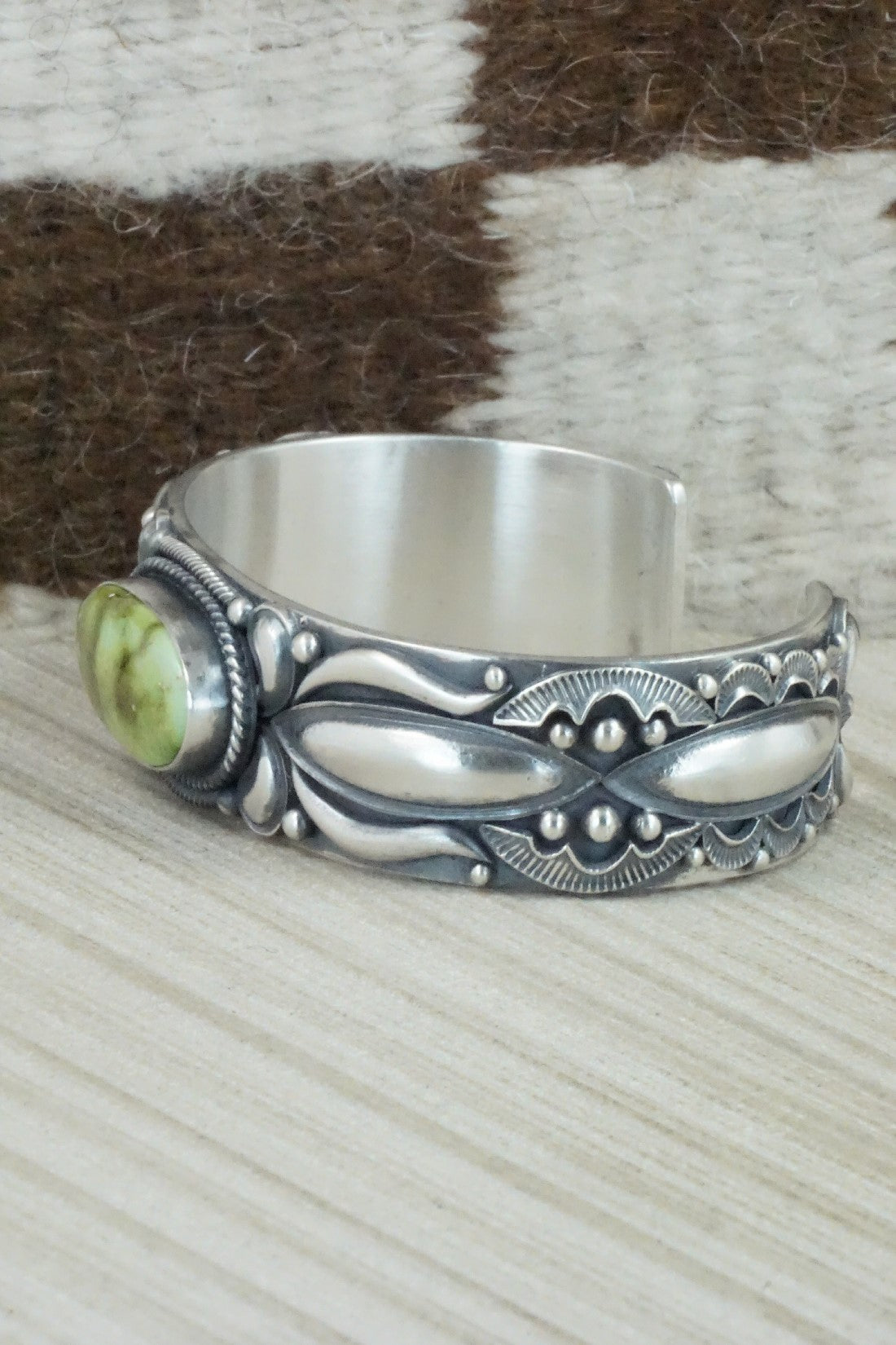 Turquoise & Sterling Silver Bracelet - Derrick Gordon