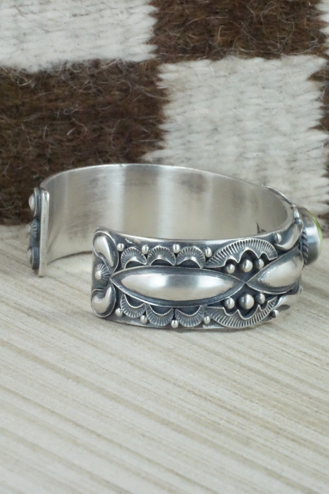 Turquoise & Sterling Silver Bracelet - Derrick Gordon