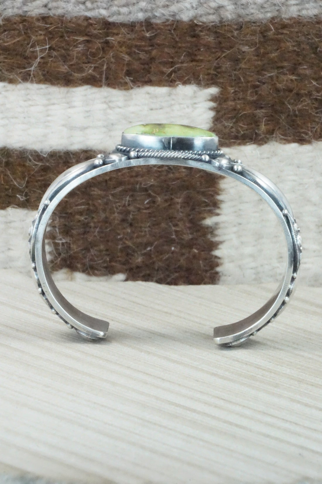 Turquoise & Sterling Silver Bracelet - Derrick Gordon