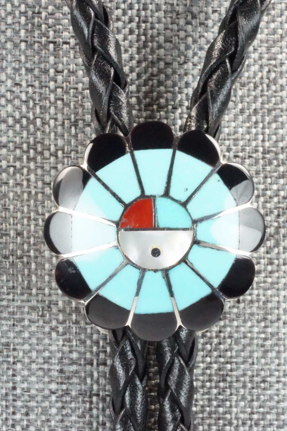 Multi Stone & Sterling Silver Bolo Tie - Denise Siutza