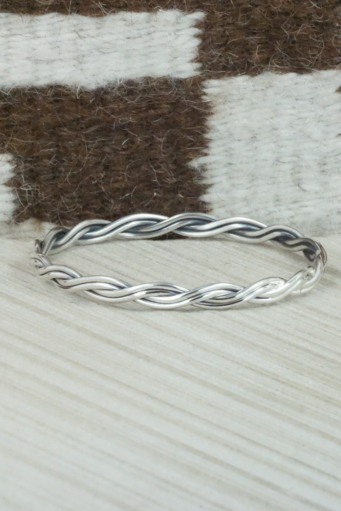 Sterling Silver Bangle - Elaine Tahe