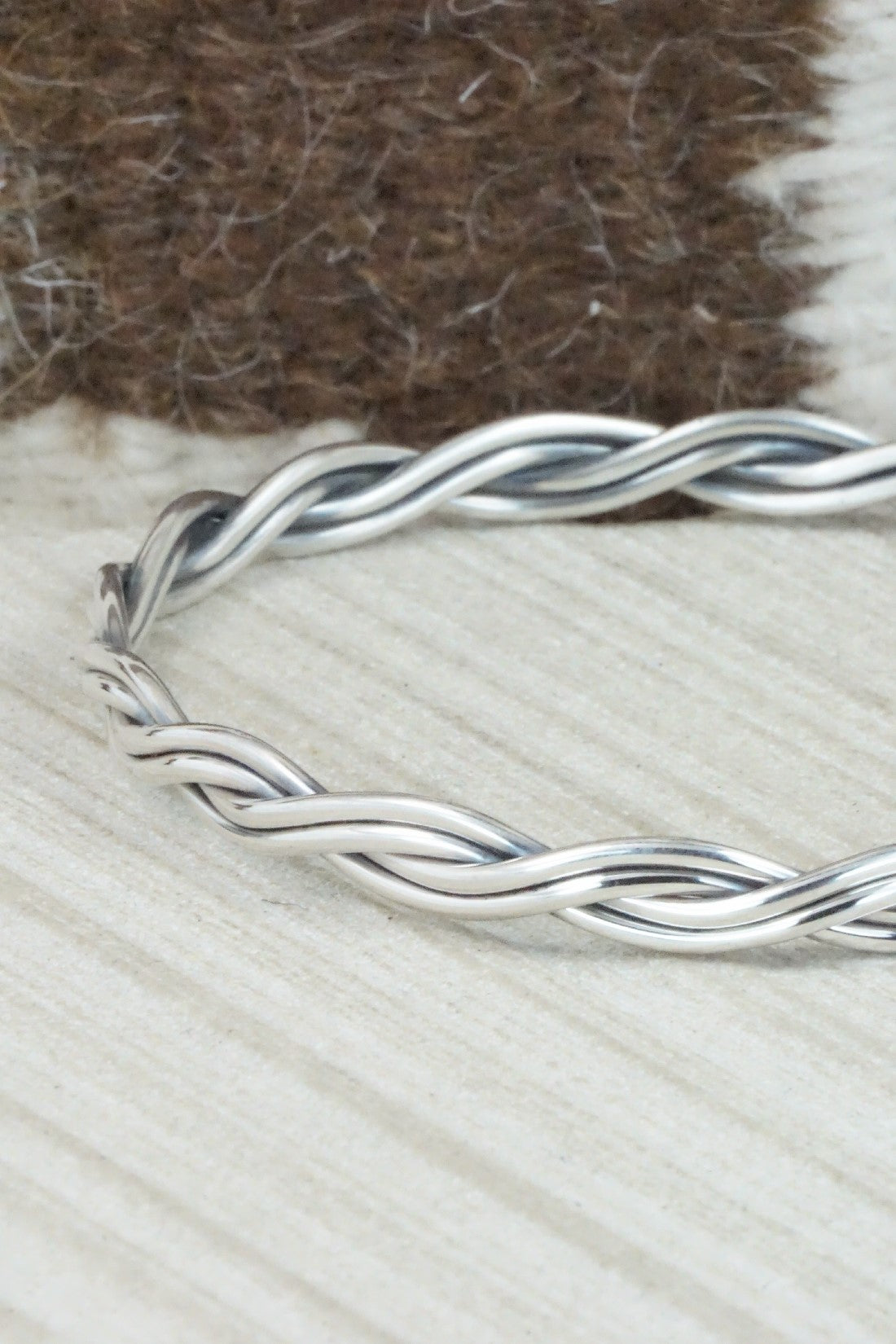 Sterling Silver Bangle - Elaine Tahe
