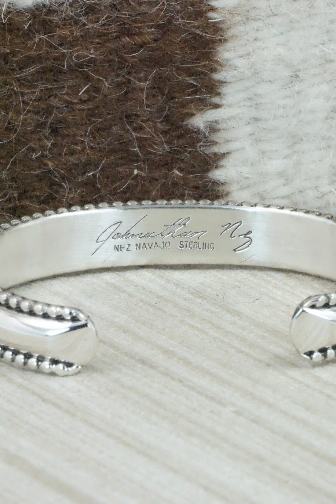 Sterling Silver Bracelet - Jonathan Nez