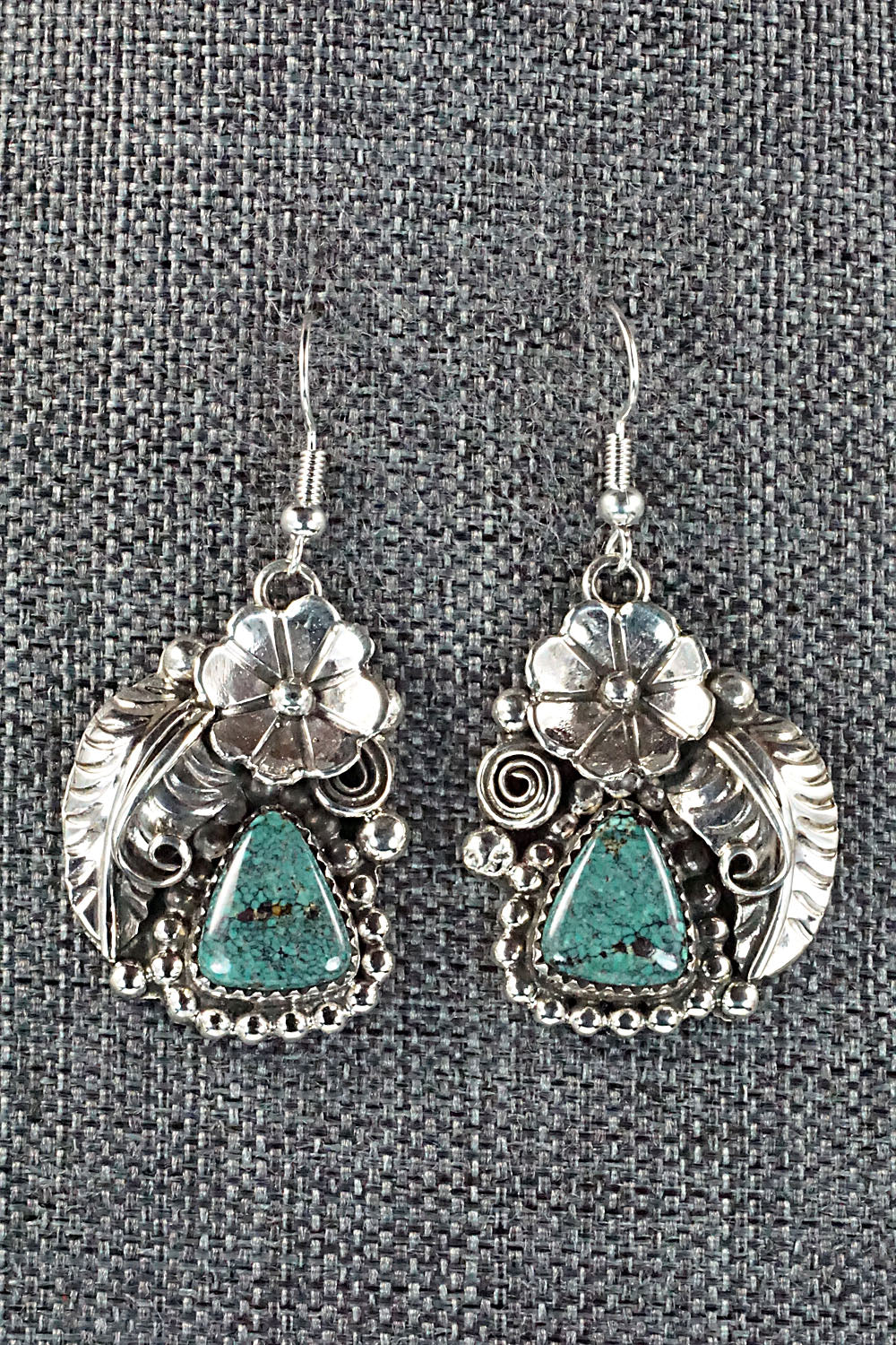 Turquoise, Spiny Oyster & Sterling Silver Necklace Set - Sandra Parkett