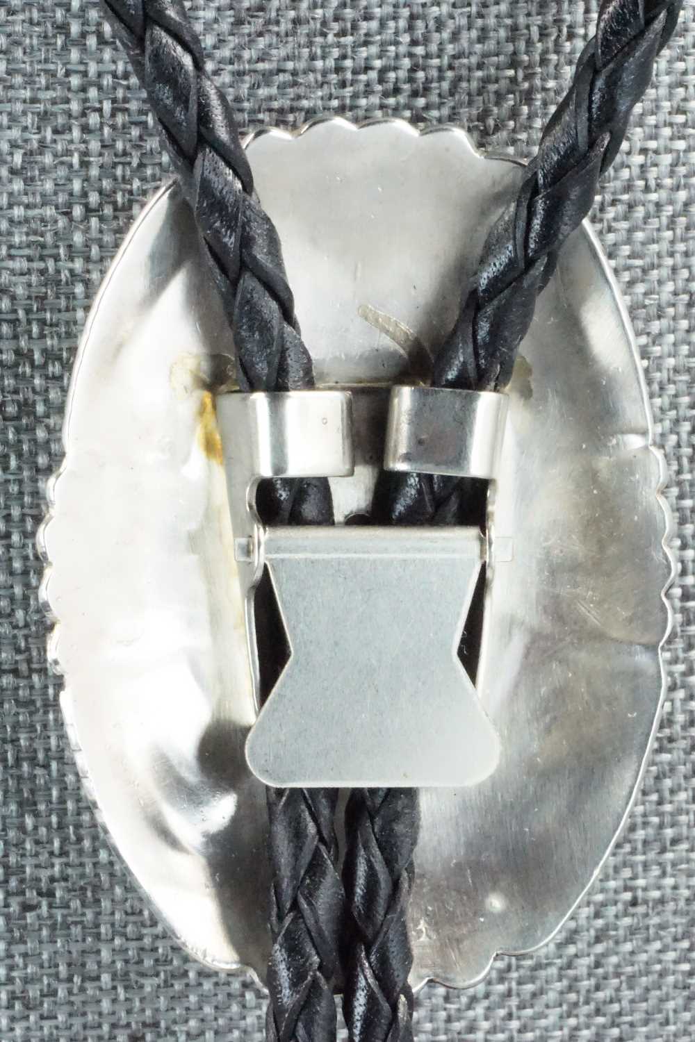 Turquoise & Sterling Silver Bolo Tie - Rosita Singer